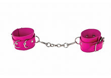 Load image into Gallery viewer, Leather Cuffs Pink
