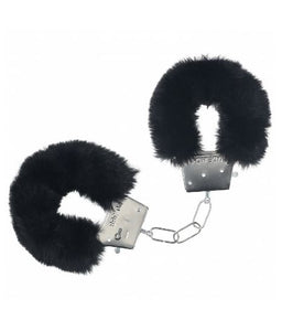 Ouch! Classic Fluffy Handcuffs Black