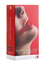 Load image into Gallery viewer, Elastic Ball Gag Red
