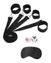 Load image into Gallery viewer, Under Bed Bindings Restraint Kit Black
