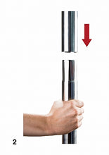 Load image into Gallery viewer, Ouch! Dance Pole Silver
