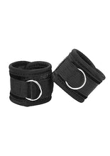 Load image into Gallery viewer, Velvet &amp; Velcro Wrist Cuffs Adjustable Black
