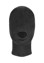 Load image into Gallery viewer, Velvet &amp; Velcro Mask W/ Mouth Opening Black
