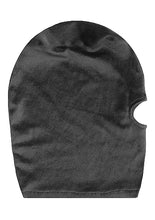 Load image into Gallery viewer, Velvet &amp; Velcro Mask W/ Mouth Opening Black
