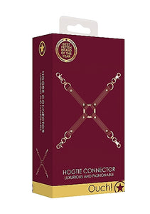 (wd) Ouch Halo Hogtie Connecto Burgundy