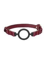 Load image into Gallery viewer, Ouch Halo Silicone Ring Gag Burgundy
