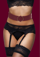 Load image into Gallery viewer, (wd) Ouch Halo Waist Belt L/xl Burgundy
