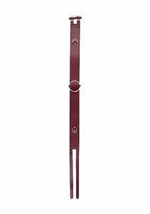 (wd) Ouch Halo Waist Belt L/xl Burgundy