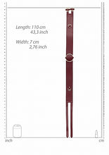 Load image into Gallery viewer, (wd) Ouch Halo Waist Belt L/xl Burgundy
