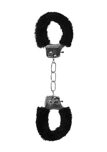 B&w Beginner's Furry Handcuffs W/ Quick Release Button