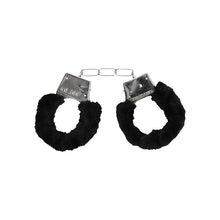 Load image into Gallery viewer, B&amp;w Pleasure Furry Hand Cuffs W/ Quick Release Button
