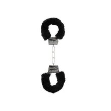 Load image into Gallery viewer, B&amp;w Pleasure Furry Hand Cuffs W/ Quick Release Button
