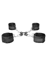 Load image into Gallery viewer, B&amp;w Velcro Hogtie With Hand &amp; Ankle Cuffs
