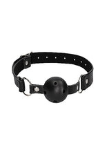 Load image into Gallery viewer, B&amp;w Breathable Ball Gag Black
