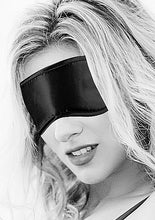 Load image into Gallery viewer, B&amp;w Satin Eye Mask
