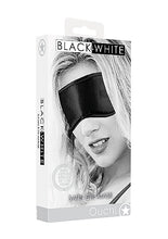 Load image into Gallery viewer, B&amp;w Satin Eye Mask
