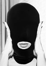 Load image into Gallery viewer, B&amp;w Submission Mask W/ Open Mouth
