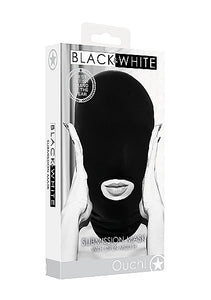 B&w Submission Mask W/ Open Mouth