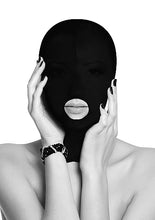 Load image into Gallery viewer, B&amp;w Submission Mask W/ Open Mouth
