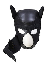 Load image into Gallery viewer, (d)ouch! Neoprene Puppy Hood Black
