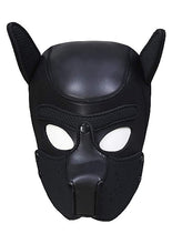 Load image into Gallery viewer, (d)ouch! Neoprene Puppy Hood Black
