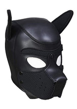 Load image into Gallery viewer, (d)ouch! Neoprene Puppy Hood Black
