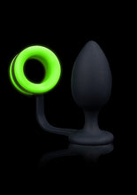 Load image into Gallery viewer, Glow Butt Plug W/ Cock Ring Glow In The Dark
