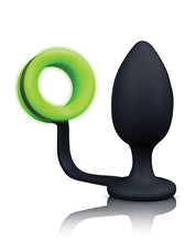 Load image into Gallery viewer, Glow Butt Plug W/ Cock Ring Glow In The Dark
