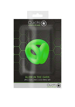 Load image into Gallery viewer, Glow Cock Ring &amp; Ball Strap Glow In The Dark
