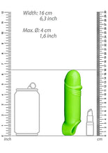 Load image into Gallery viewer, Glow Smooth Thick Stretchy Penis Sheath
