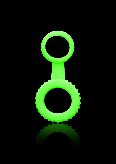 Glow Cock Ring & Ball Strap Glow In The Dark