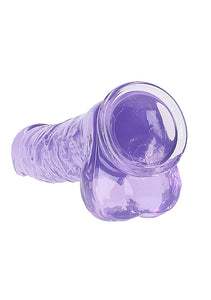 Realrock Realistic Dildo W/ Balls 10in Purple