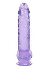 Load image into Gallery viewer, Realrock Realistic Dildo W/ Balls 10in Purple
