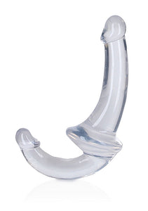 Realrock Strapless Strap On 6in Transparent