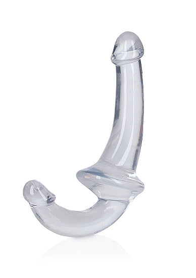 Realrock Strapless Strap On 6in Transparent