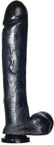 Exxxtreme Dong W/suction Black 12in