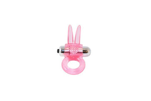 Ribbidy Rabbit Vibrating Cock Ring-pink