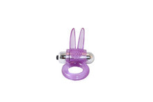 Load image into Gallery viewer, Ribbidy Rabbit Vibrating Cock Ring-purple
