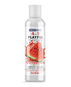 Swiss Navy 4 In 1 Playful Flavors Watermelon 1oz