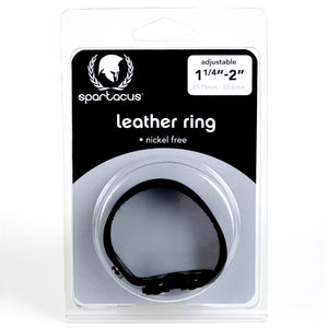 Nickel Free Leather Cock Ring