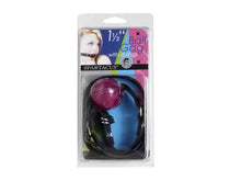 Load image into Gallery viewer, 1 1/2 In Purple Ball Gag W/ Buckle
