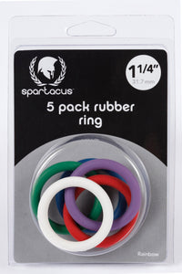 1 1/4in Soft C Rings Rainbow