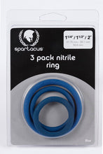 Load image into Gallery viewer, Nitrile Cock Ring Set-blue
