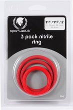 Load image into Gallery viewer, Nitrile Cock Ring Set-red
