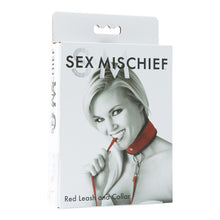 Load image into Gallery viewer, Sex &amp; Mischief Red Leash &amp; Collar
