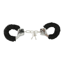 Load image into Gallery viewer, Sex &amp; Mischief Furry Handcuffs Black
