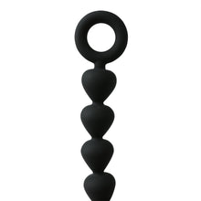 Load image into Gallery viewer, Sex &amp; Mischief Black Silicone Anal Beads
