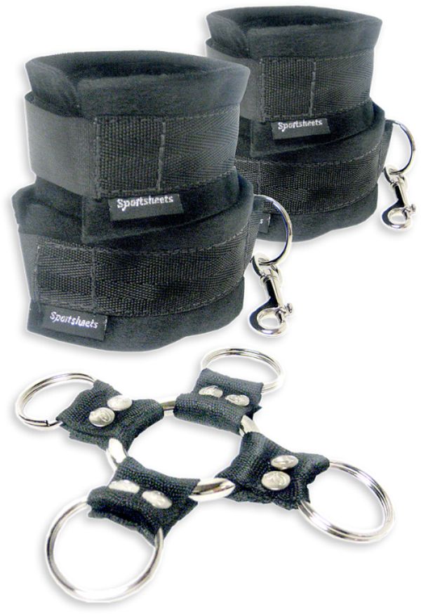 Premium Hog Tie & Cuffs Set