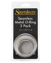 Load image into Gallery viewer, Seamless Metal O Ring 3 Pack 1.5/ 1.75&quot; / 2&quot; &quot;
