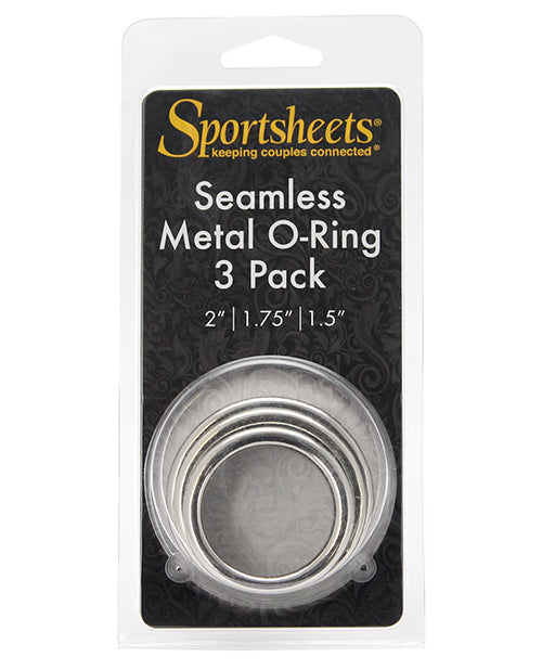 Seamless Metal O Ring 3 Pack 1.5/ 1.75